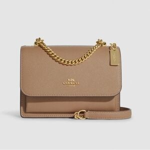 Coach Tan Leather Shoulder Bag